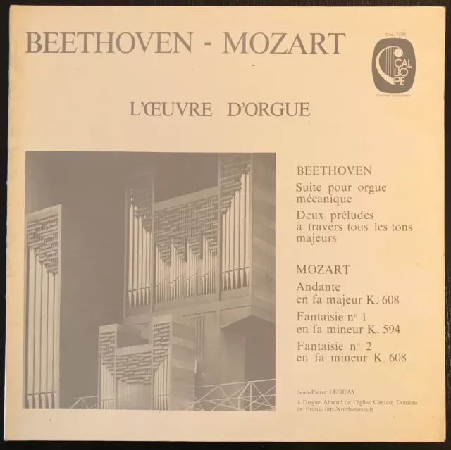 Jean-Pierre Leguay - oeuvres pour orgue Beethoven, Mozart