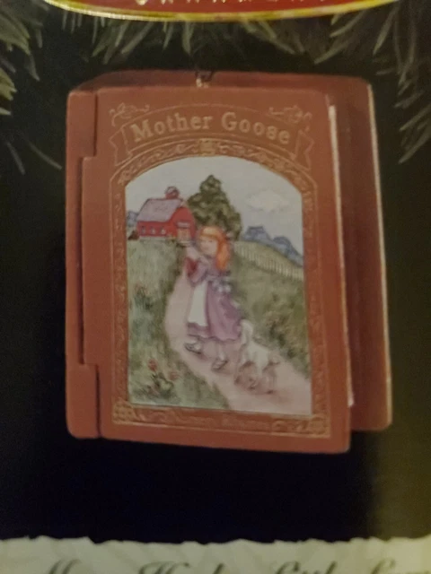 🎣🛠💰Hallmark Keepsake Mary Had A Little Lamb Mother Goose 1996  Collector's"E"
