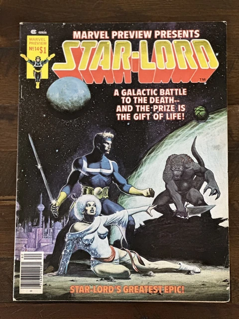 Marvel Preview 14 STARLORD FN Starlin c Marvel Mag Nudity 1978 Guardians Galaxy
