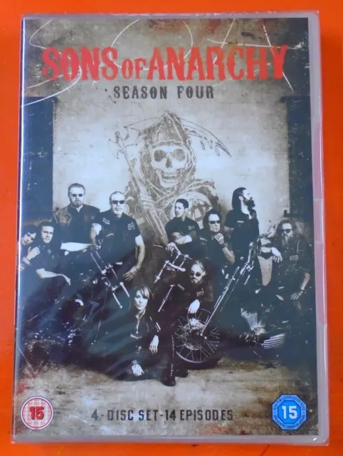 Sons Of Anarchy - Season 4 - New & Sealed. Uk R2