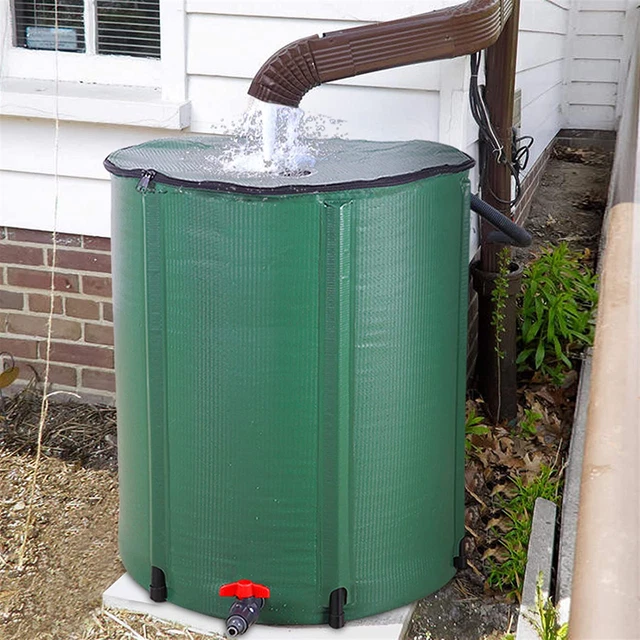 GOFLAME Rain Barrel Water Collector Portable Foldable Collapsible Tank,Spigot Fi