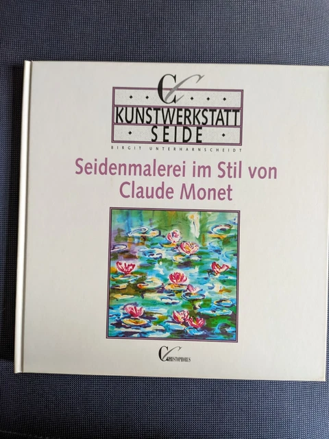 Seidenmalerei im Stil von Claude Monet von Birgit Unterharnscheidt