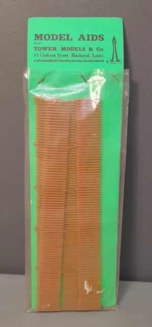 Kit de Colección Diorama Picket Valla Marrón Plástico Sin Preocupación 1:76 4 mm Modelo en Miniatura Artesanal