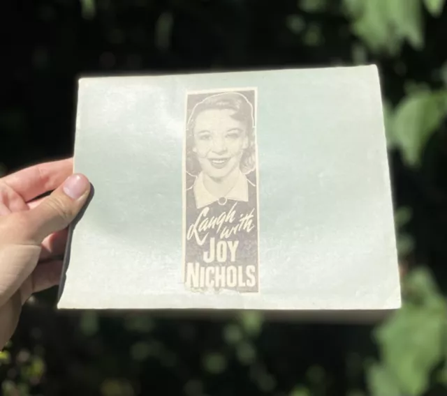 Laugh With Joy Nichols Reference Cuttings Scrap Book Belonging To AE Beard