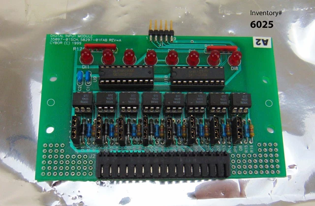 Karl Suss ACS-200 35097-01SCH 58297-01FAC Rev A Digital Input Module Board