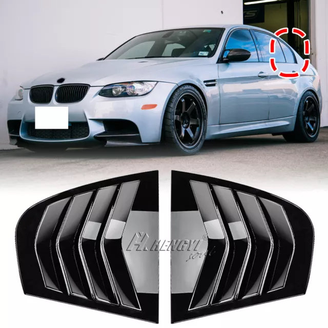 BMW 3 Series E46 M3 4 Doors Rear Window Louver Sunshade Spoiler