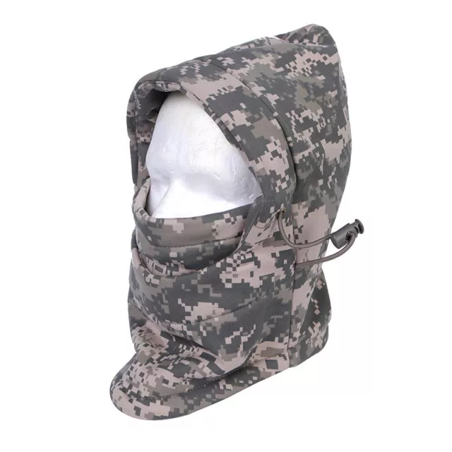 Tactical Camouflage Warm Hood Face Neck Mask Multi-function Head Scarf Headwear