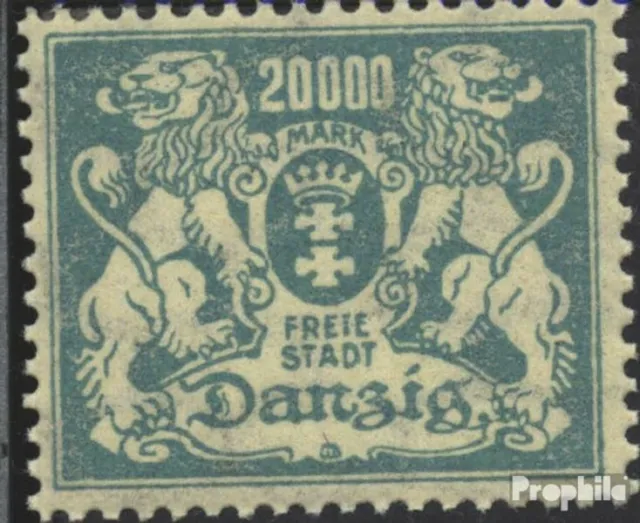 Danzig 153 postfrisch 1923 Wappen