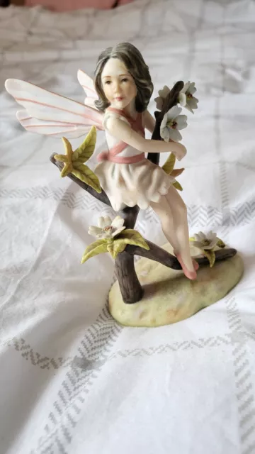 ROYAL WORCESTER WILD CHERRY FLOWER FAIRY Figurine