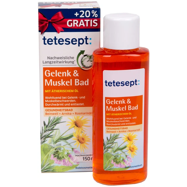 Tetesept Baño Articulaciones & Músculo Con Árnica & Romero Tamaño Especial 150ML