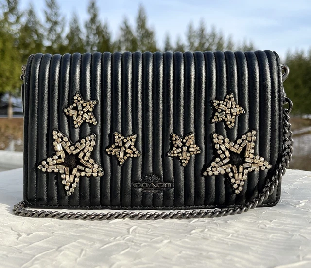 Hayden foldover crossbody clutch shop with studded diamond quilting