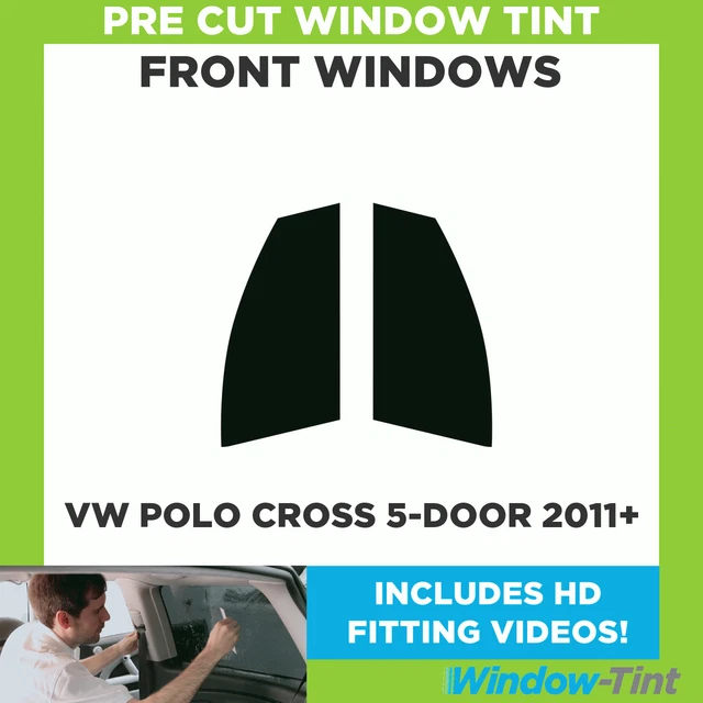 Pre Cut Car Window Tint for VW Polo Cross 5-door Hatchback 2011+ Front Windows