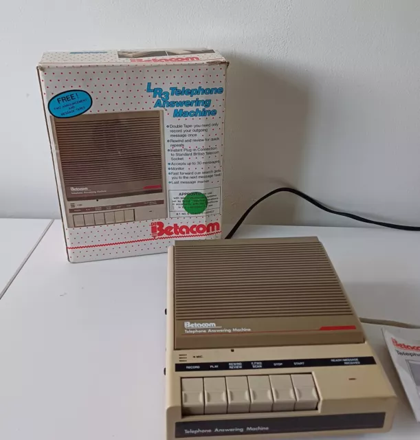 VINTAGE LR3 ANSWERING MACHINE TELEPHONE ANSWERPHONE RETRO PROP