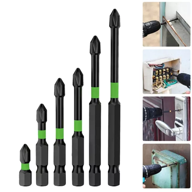 High Quality Batch Head Impact Drill Bit Black Cross Screwdriver 5X Alloy Steel