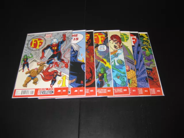 Marvel Comics FF 1-16 Complete Run!! Allred!! Fraction!!