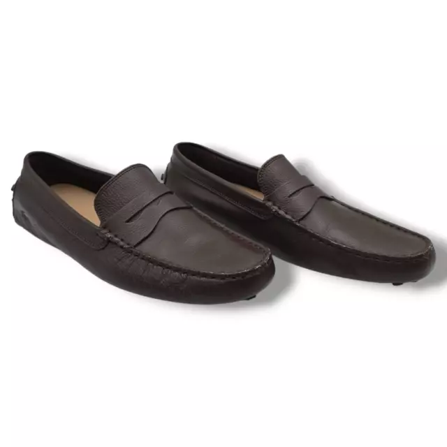 Lacoste Concours 118 P CMA Mens Brown Loafers & Slip Ons Moccasin Shoes Sz 10