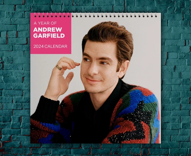 ANDREW GARFIELD CALENDAR 2024 Andrew Garfield 2024 Celebrity Wall