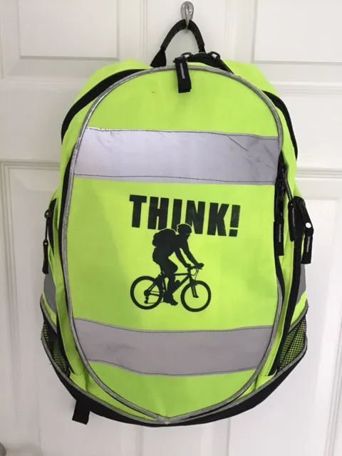 High Vis Bag Rucksack Cycling Think Bike