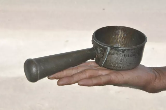 Old Brass Solid Handcrafted Kitchenware Hammer Work Spoon