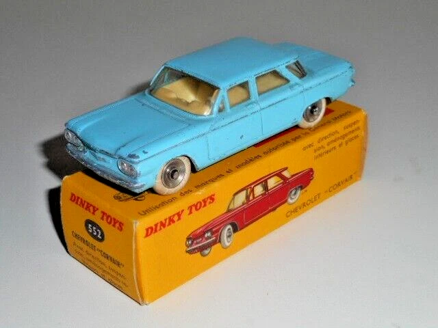 Dinky Toys 552 Chevrolet Corvair Rouge – Boîte D'origine – France