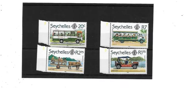 SEYCHELLES Lot 4 Transport Postage Stamp Mint