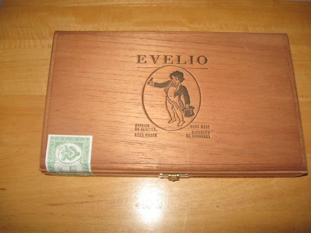Fabrica De  Tabacos, EVELIO Cigar Box, Empty.