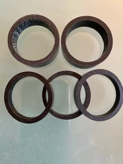 Kit spessori serie sterzo carbonio 5 pezzi - 5/10 mm