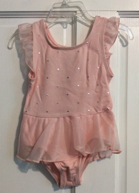 More Than Magic Toddler Girl Light Pink Dance Ballet Leotard Unitard Size 3T-Nwt