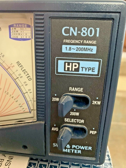 Pre-Owned DAIWA CN-801 Cross Needle SWR & Power Meter, in Box 3