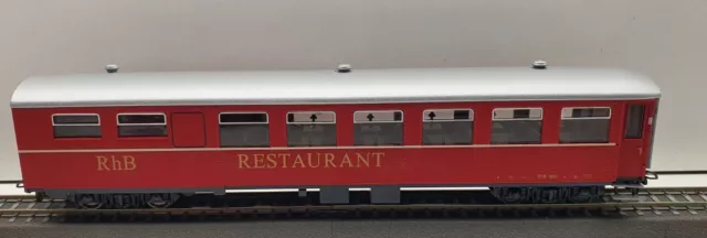 Bemo H0m 3273 110 Restaurant Speisewagen W 3810 RhB rot NEU UNBESPIELT m.OVP