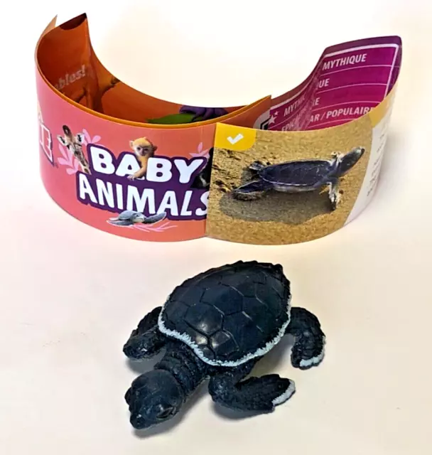 Yowie LOGGERHEAD SEA TURTLE- Baby Animal Series + BPZ Info Paper - Yowies