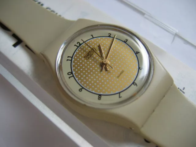 Swatch Lady von 1985 ++ LT101 ++ GOLDEN TAN ++ ungetragen / neu & OVP ++ rar