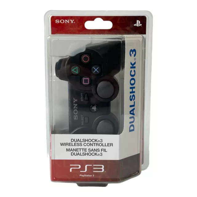 OEM Sony Playstation PS3 Dualshock 3 Wireless Controller Black Brand New Sealed