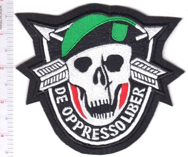 GREEN BERET US Army 10th Special Forces Group ABN De Oppresso Liber Vel 