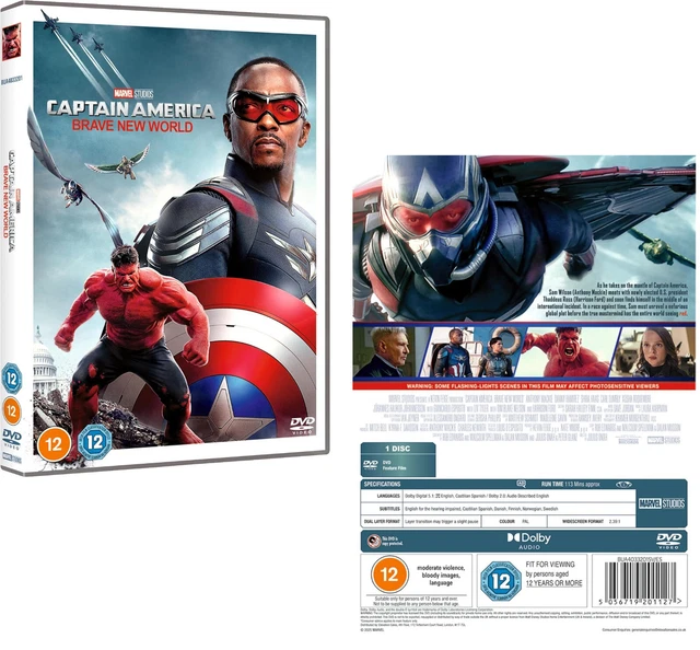 CAPTAIN AMERICA BRAVE NEW WORLD 2025 NEW RgFree DVD Sp 35 95 CAPTAIN AMERICA BRAVE NEW WORLD 2025 NEW RgFree.webp