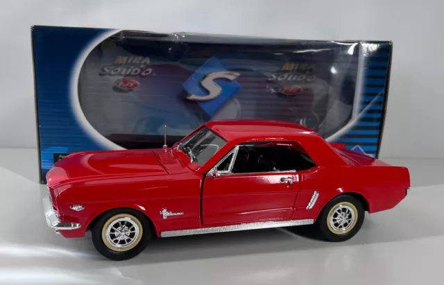 Mira Solido 1964 Ford Mustang Coupe 1:18 Diecast Car - Red