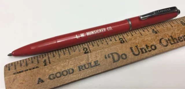 Vintage Allentown PA Advertising Ad HUNSICKER'S BUILDERS Hunsicker Lehigh Valley