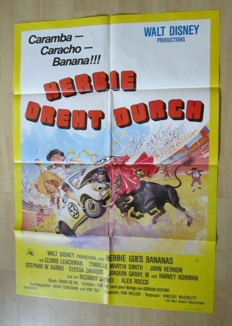 FILMPLAKAT HERBIE dreht durch ( Cloris Leachman , John Vernon , Walt