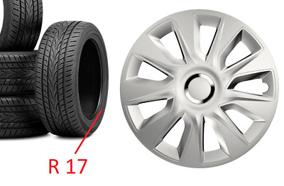 Astra Set Of 4 17" Wheel Trims Covers Silver Not Black Hub Caps 17 Inch