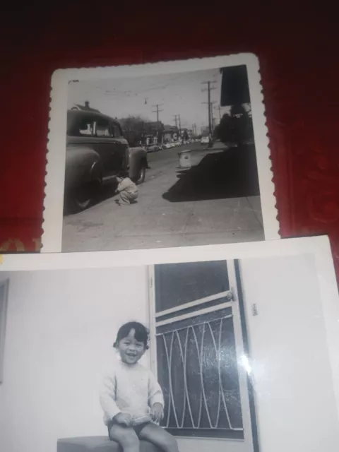 Photo JAPANESE BOY And Girl , Japanese American Kids 1940s