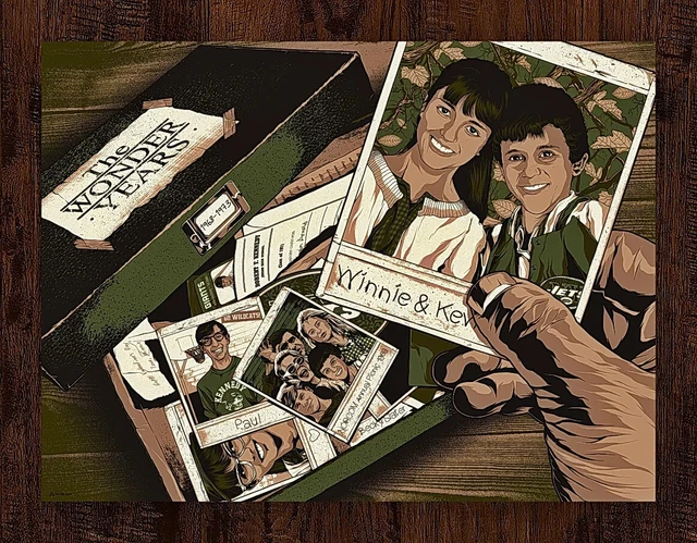 The Wonder Years: Treasured Memories Limited Screen Print AP 24x18