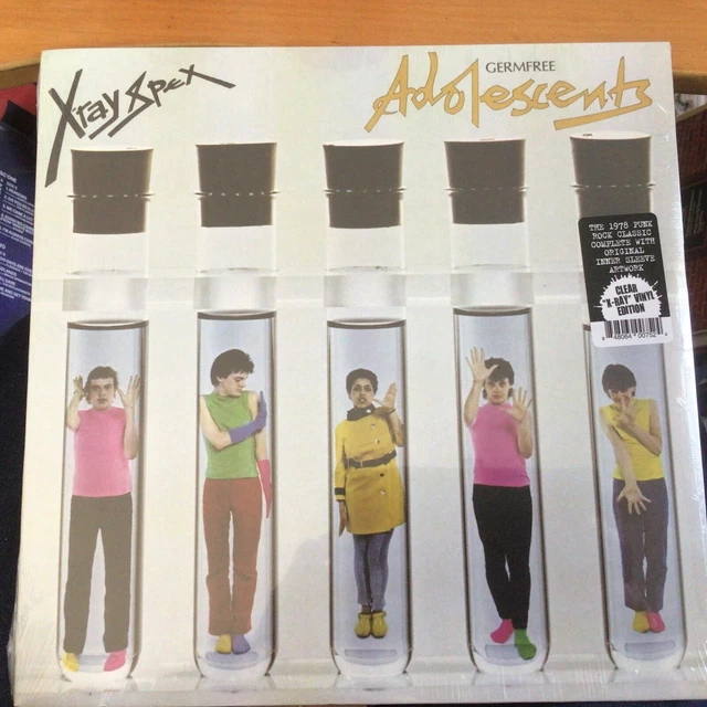 X-Ray Spex - Germfree Adolescents - Limited X-Ray Clear Vinyl LP [New & Sealed]