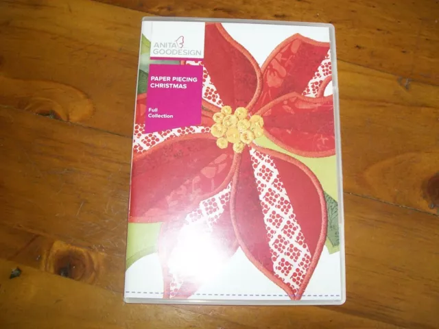 Anita Goodesign Paper piecing Christmas CD Brand new, sealed