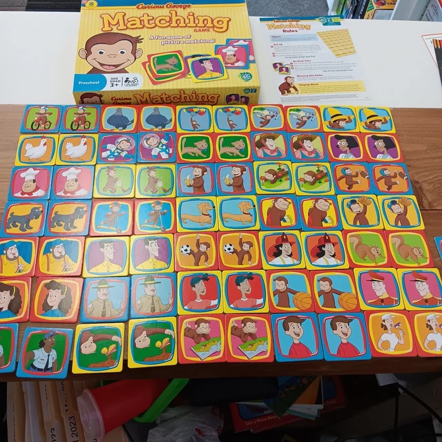 CURIOUS MATCHING Game I Can Do That 2010 Complete PBS Kids