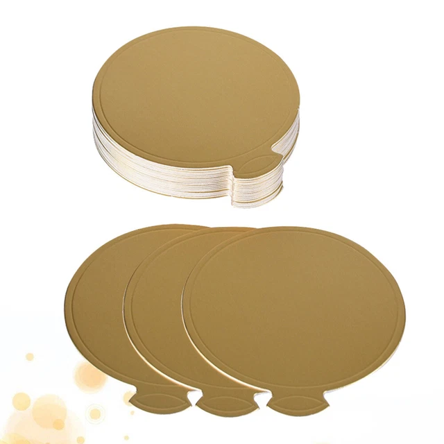 200 pz tavole per torte rotonde robusto cerchio per torte base dorata vassoio tavola da dessert per B