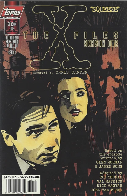 2 X-Files 97 Comics Season One "Squeeze" Vol 1 #1 (2) Covers Topps Chris Carter 3