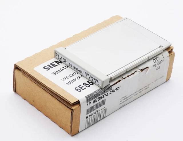 Siemens 6ES5 374-2KH21 6ES5374-2KH21 VER. 03 256 KB modulo di memoria - inutilizzato/IMBALLO ORIGINALE -