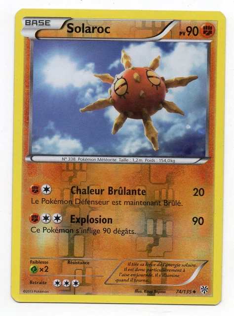 HOLO Solaroc PV90 (74/135) TBE French Pokémon CARD