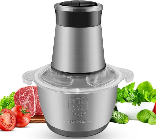 Mini Kitchen Food Blender Chopper: Small Electric Mixer Processor w/ 2l Foods 2