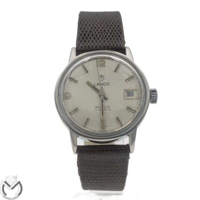 Montre Vintage Tudor Homme - Mécanique Remontage Manuel - Cadran Rouge - Boîtier Acier - Bracelet Cuir Noir